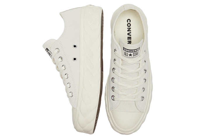 (WMNS) Converse Chuck Taylor All Star Platform Low 'Runway Cable - Egret' 568683C