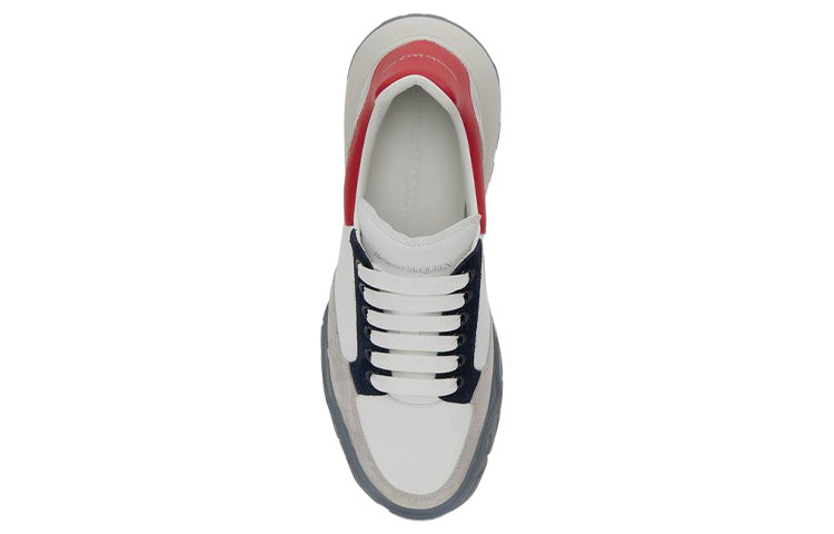 Alexander McQueen Court Trainer 'Grey White Red' 705117WIAAC8990