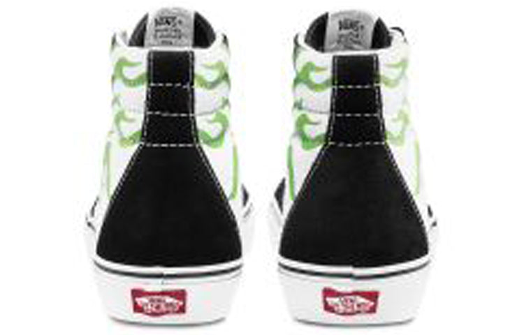 Vans SK8-HI 'Flame Black White' VN0A4U3CXEY