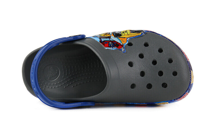 (PS) Crocs CFL Transformers Bnd Lt Slate Graffiti Outdoor Casual Gray Sandals 205501-0DA