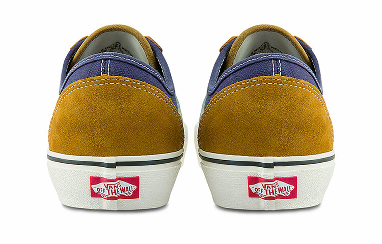 Vans Style 36 Splicing Contrasting Colors Low Tops Casual Skateboarding Shoes Unisex Navy Blue Yellow VN0A5HYRA0S