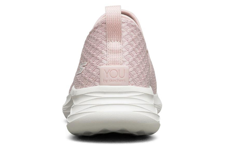 (WMNS) Skechers You Wave Running Shoes Pink/White 132000-LTPK
