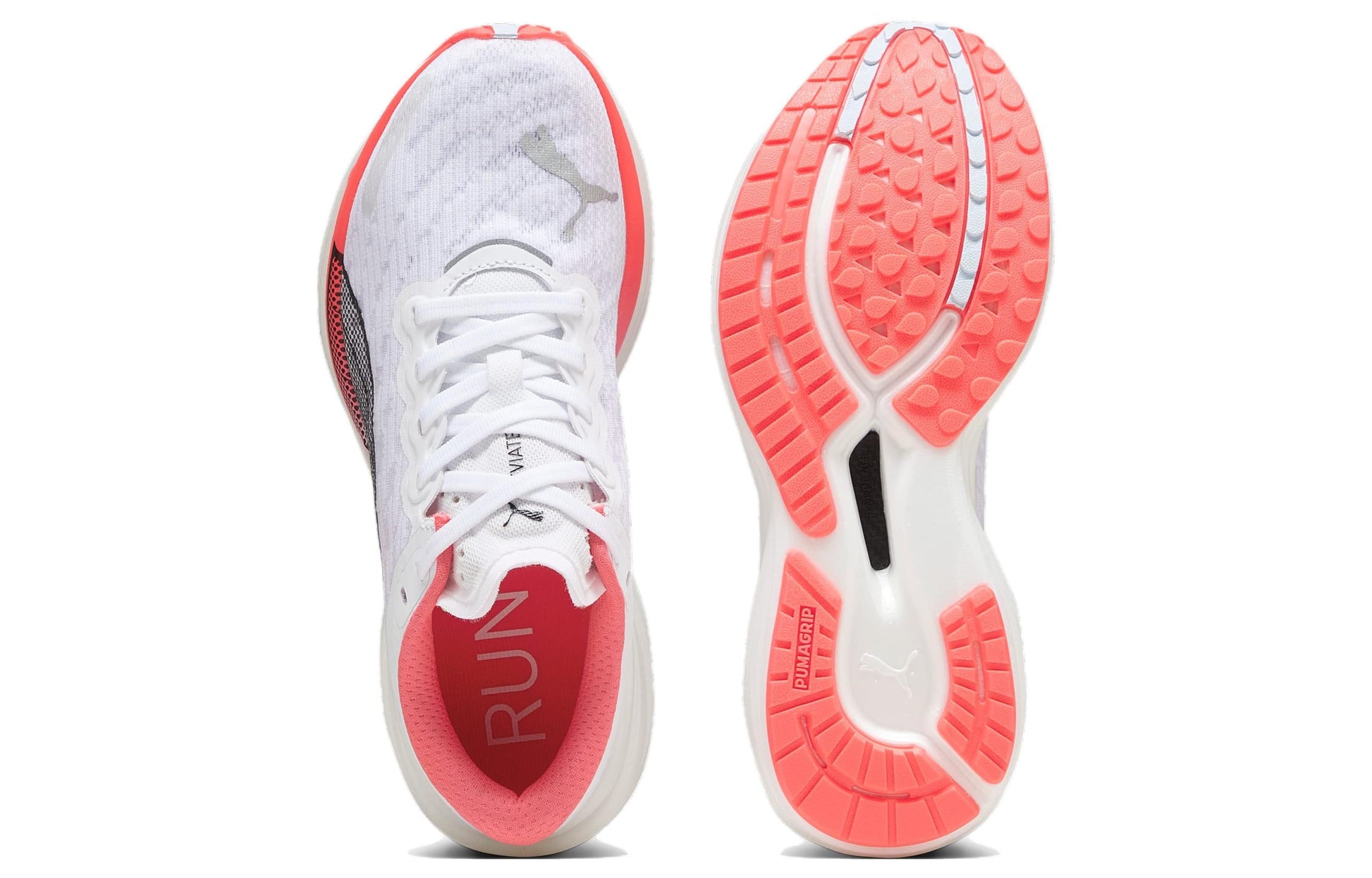 (WMNS) PUMA Deviate NITRO 2 'White Fire Orchid' 376855-19