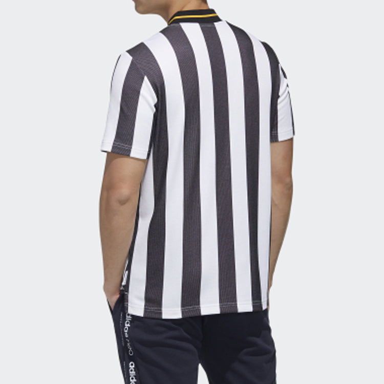 adidas neo adidas Yellow Sports Short Sleeve Black White GL7215