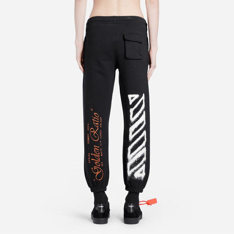 Off-White Mens Spray Harry the Bunny Track Pants OMCH022R20E300091001