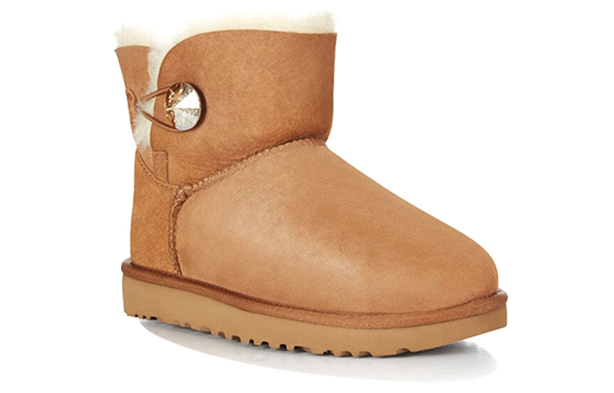 (WMNS) UGG Mini Bailey Button Bling 1016554-CTGL