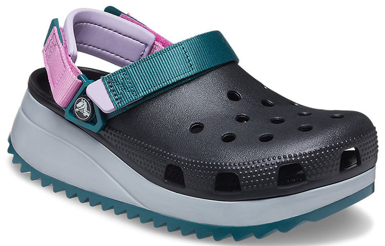 Crocs Classic Hiker Clog 'Black Grey Teal' 206772-988