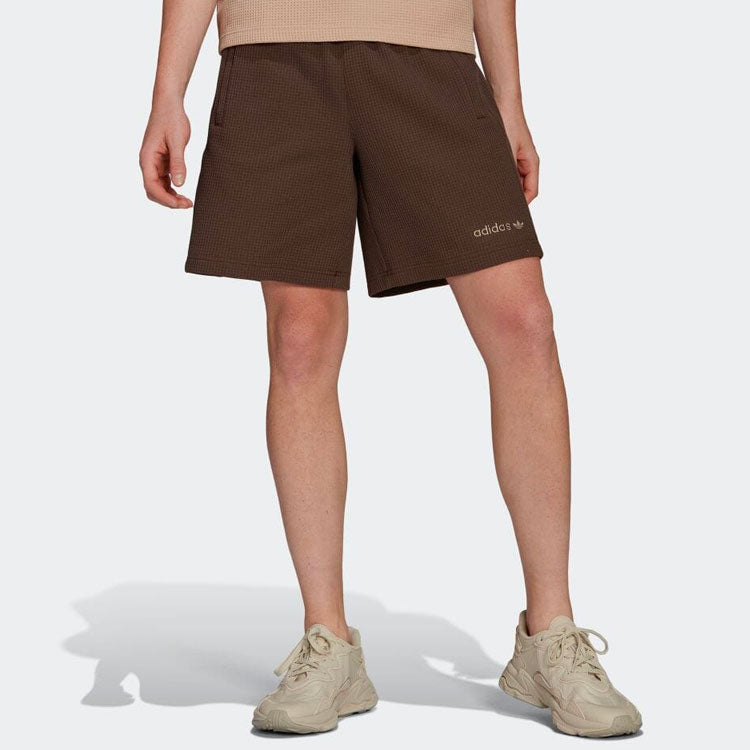 Men's adidas Printing Straight Shorts Brown HP0422