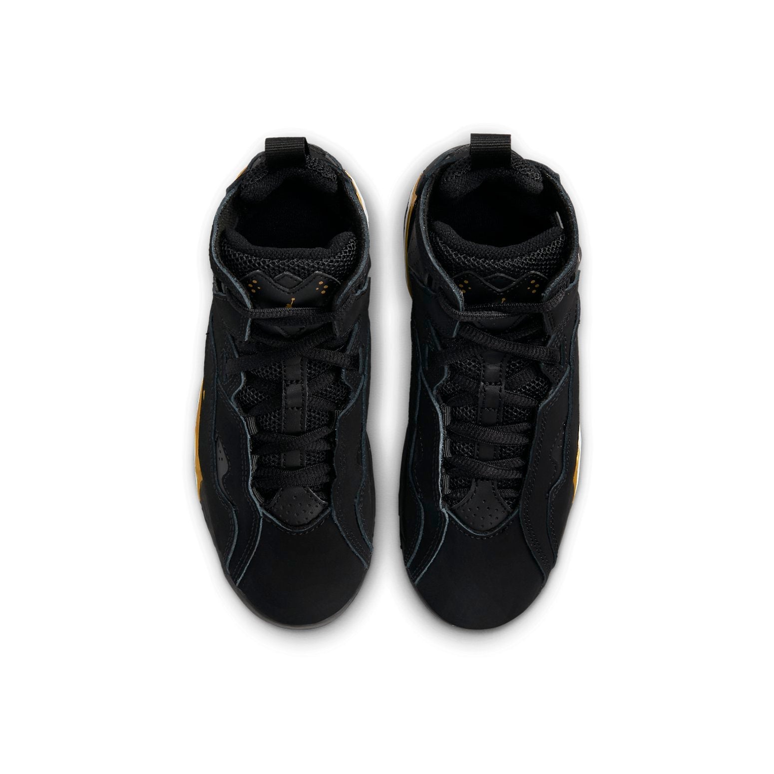 (PS) Air Jordan True Flight 'Black Metallic Gold White' 343796-017
