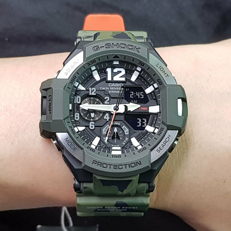 CASIO G-Shock Gravitymaster 'Green' GA-1100SC-3A