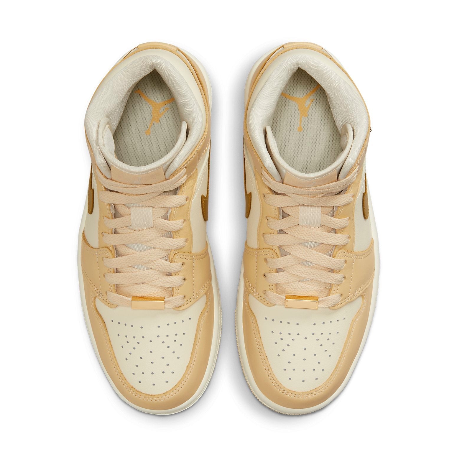 (WMNS) Air Jordan 1 Mid 'Pale Vanilla Gold' FB9892-200