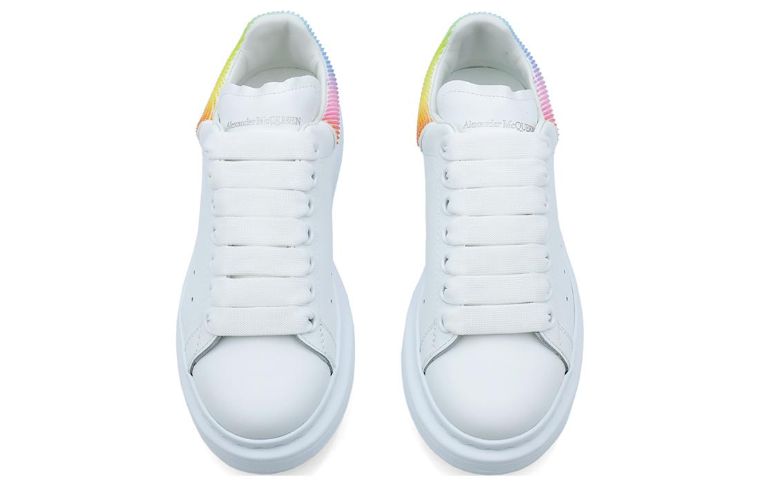 (WMNS) Alexander McQueen Larry Oversized Low-Top Sneakers 'White Multi' 708070WICG49035