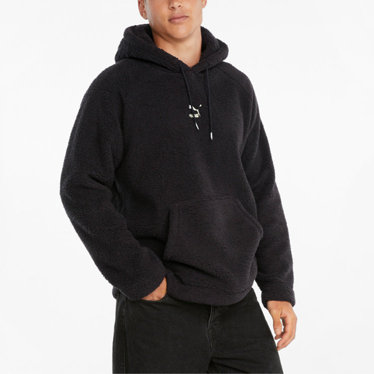 PUMA Classics Sherpa Hoodie 'Black' 533122-01