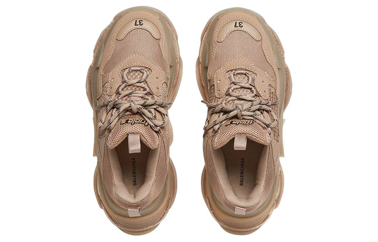 (WMNS) Balenciaga Triple S Sneakers 'Clear Sole Brown' 544351W2GA12510