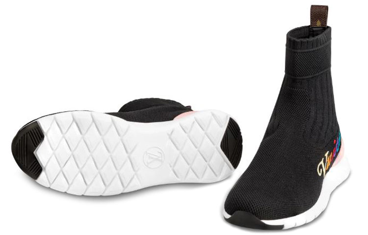 (WMNS) LOUIS VUITTON LV Aftergame Vuitton High-Top Sports Shoes Black 1A5C6W