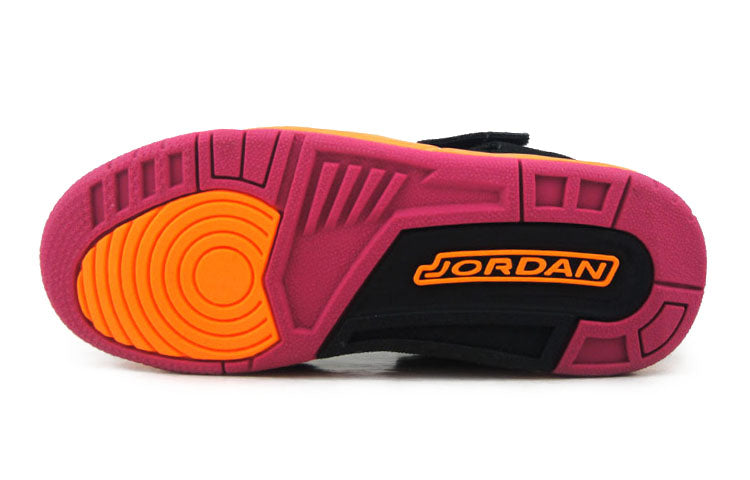 (GS) Air Jordan Flight 45 High 'Black Orange Purple' 524864-028