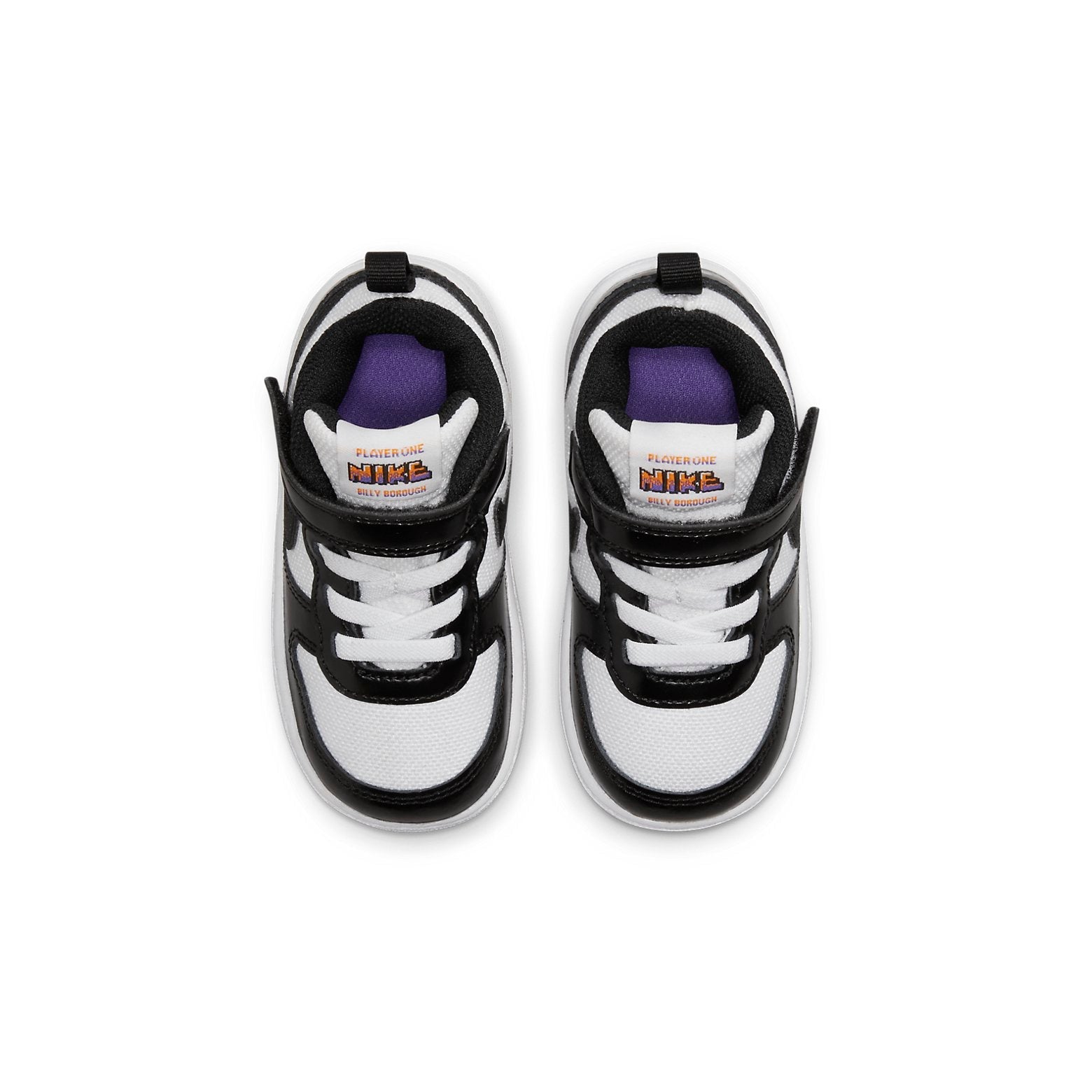 (TD) Nike Court Borough Low 2 SE 'White Kumquat Black' DN1230-100
