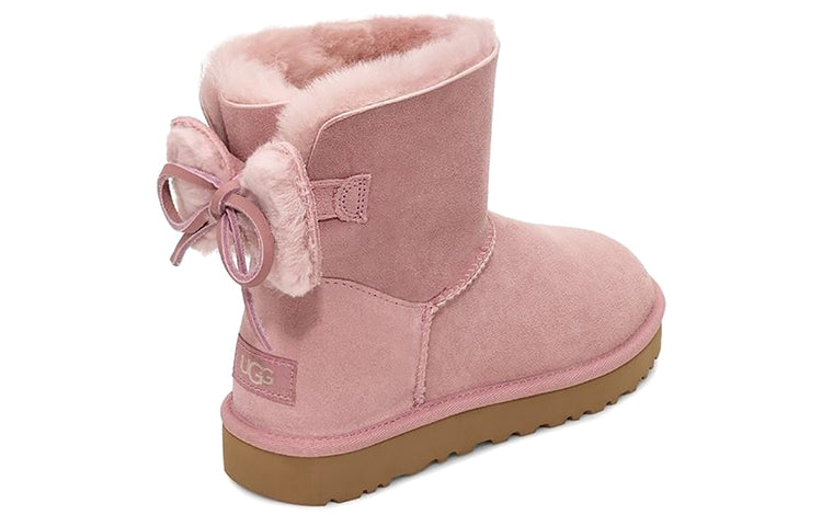 (WMNS) UGG Classic Dudble Bow Mini 'Pink' 1103652-PCRY