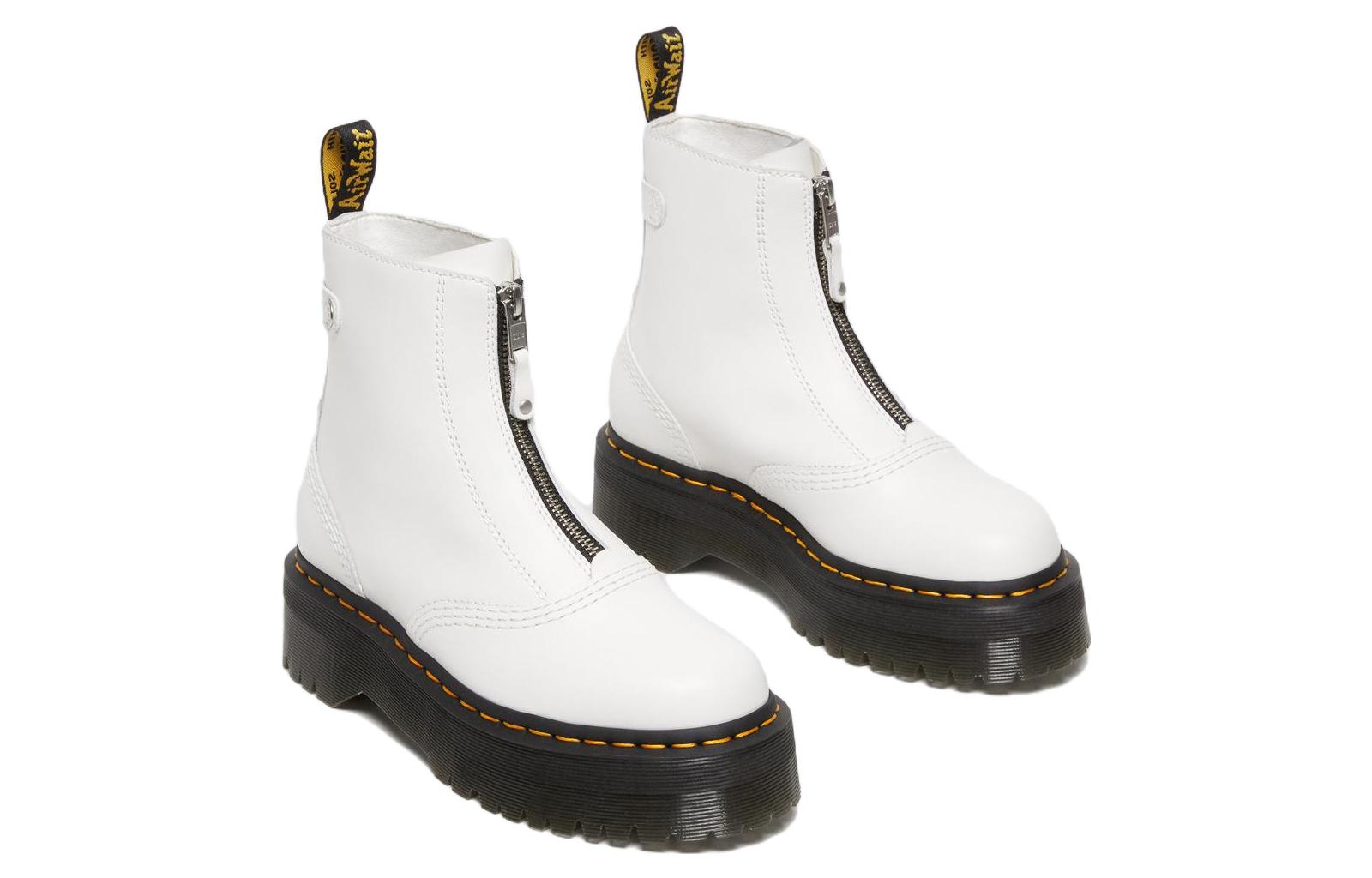 (WMNS) Dr. Martens Jetta Platform Boots 'White' 27656100
