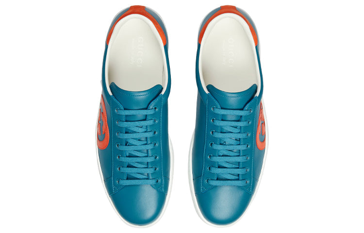 Gucci Ace 'Interlocking G - Blue Orange' 625783-1XG70-4460