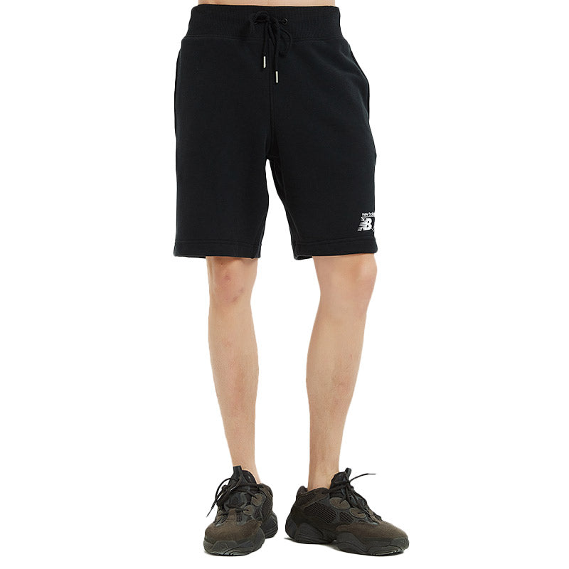 New Balance Basic Cotton Shorts Asia Sizing 'Black' AMS91578-BK
