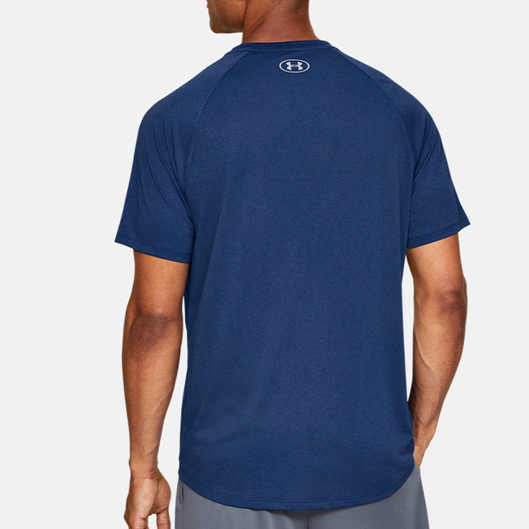 Men's Under Armour Tech Short Sleeve Blue T-Shirt 1345317-449