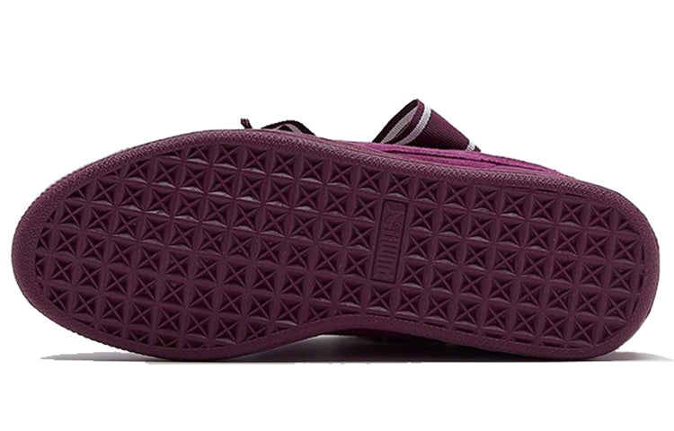 (WMNS) PUMA Suede Heart Satin 2 'Dark Purple' 364084-02