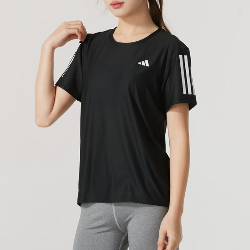 (WMNS) adidas OTR B T-Shirt Asia Sizing 'Black' JY8581
