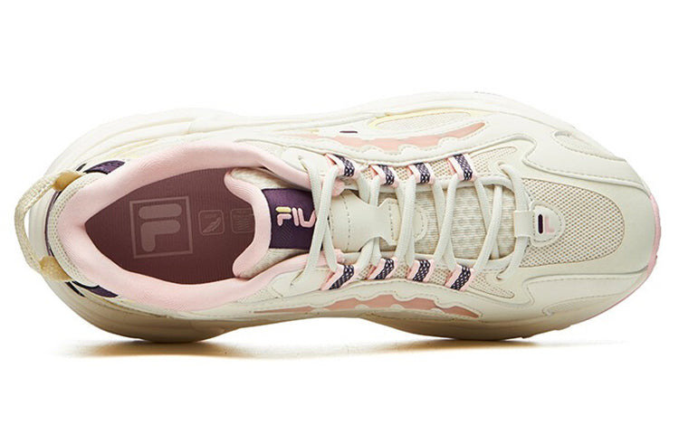 (WMNS) Fila Fusion Shoes 'White Cream Pink' T12W121104FAR