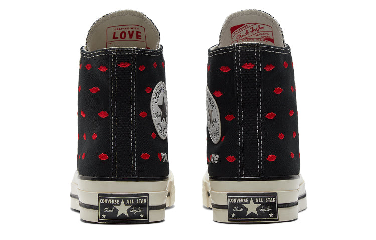 Converse Chuck 70 Embroidered Lips High 'Love Me - Black' A01600C