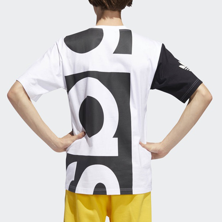 adidas originals BIG ADI TEE Printing Short Sleeve White DY6653
