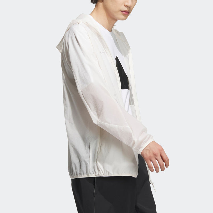 adidas Tech Lightweight Woven Jacket Asia Sizing 'White' IA8136