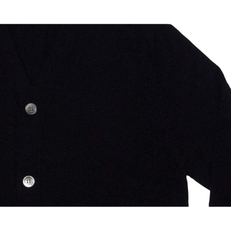 COMME des GARCONS PLAY FW25 x Invader Double Pixel Heart Cardigan 'Navy' AZ-N088-051-2