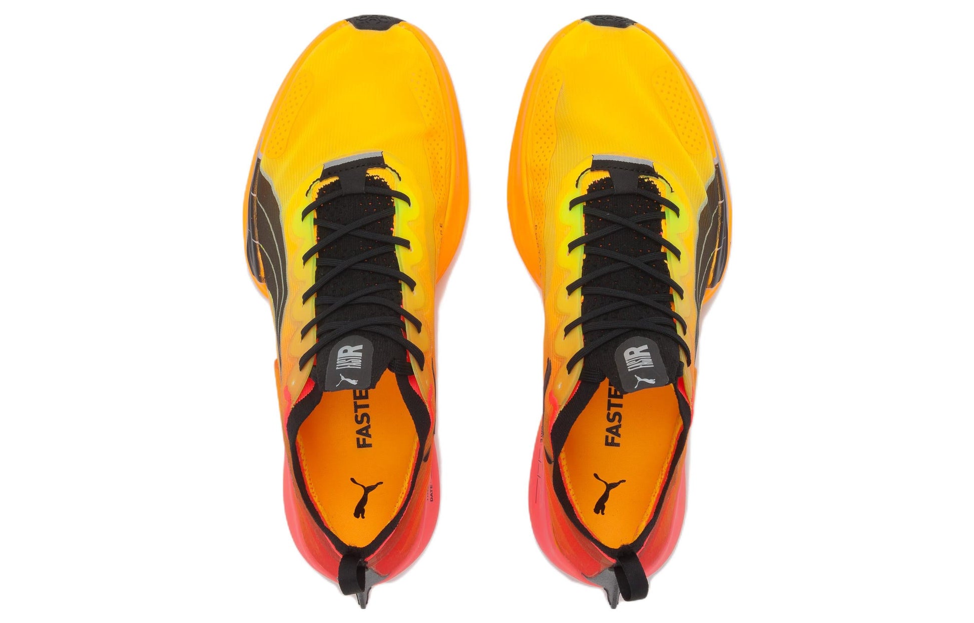 (WMNS) PUMA Fast-R Nitro Elite Fireglow 'Yellow Red' 377599-01