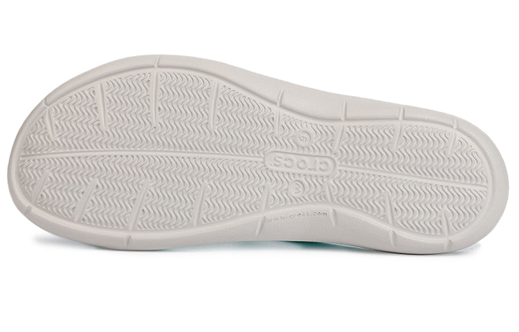 (WMNS) Crocs Swiftwater Sports slippers 'Blue White' 203998-4CV