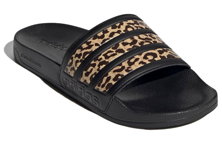 (WMNS) adidas Hirocoledge x Adilette Shower Slide 'Takahashi Hiroko - Black Leopard' FZ2856