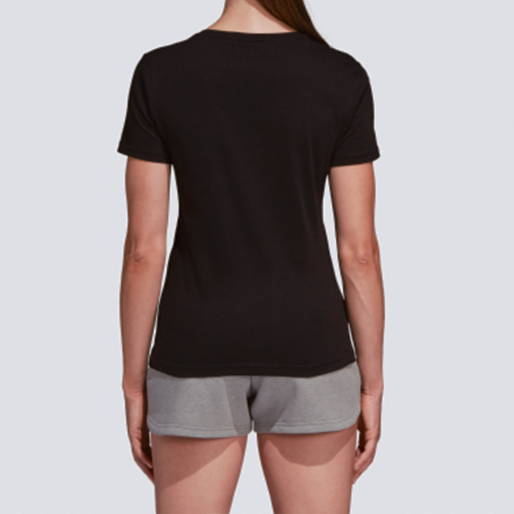(WMNS) adidas Training Round Neck Short Sleeve Black CD1952