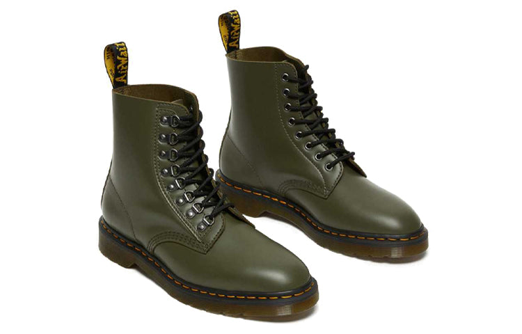Dr. Martens 1460 Pascal Verso Stylish Simplicity waterproof Wear-resistant Mid Tops Martin boots Couple Style Green 26966272