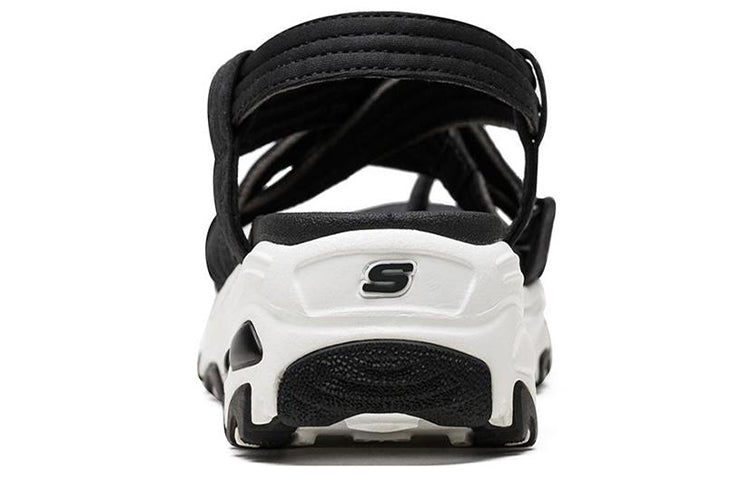(WMNS) Skechers D'lites Sandals Black 31517-BLK