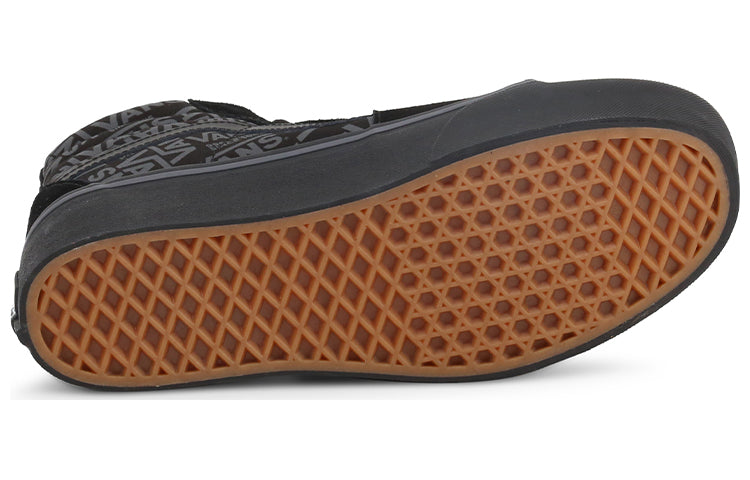 Vans SK8-HI Non-Slip Wear-resistant Casual Skateboarding Shoes Unisex Black VN0A3TKNWW0
