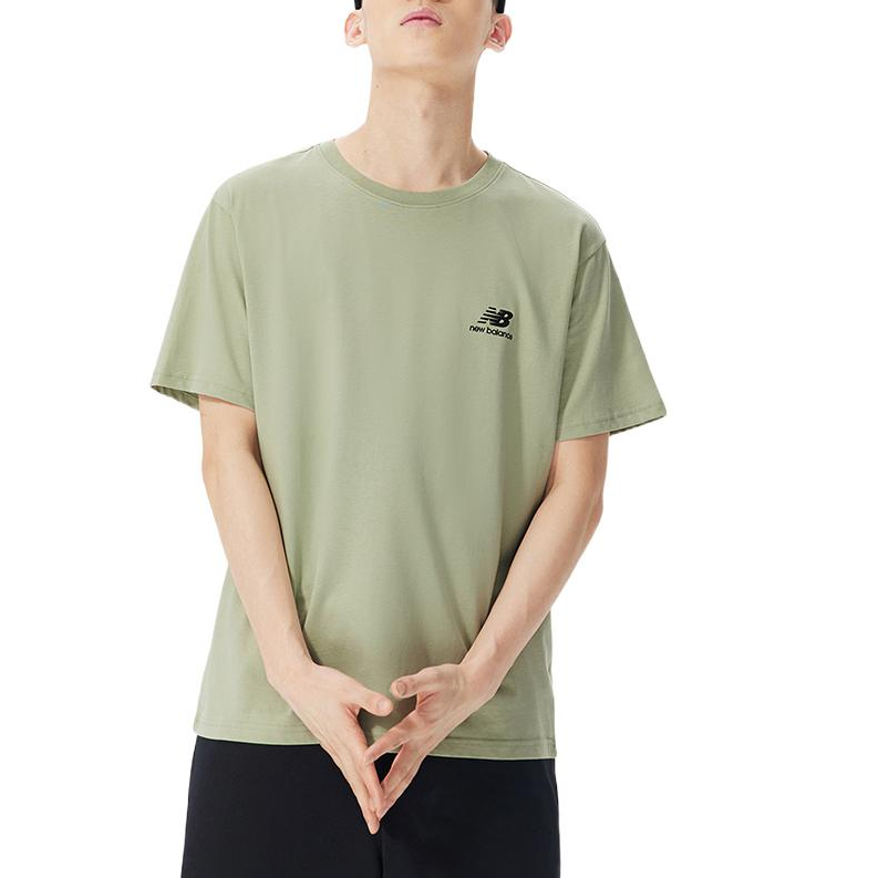 New Balance Graphic Print Tee Asia Sizing 'Green' AMT22366-DRA