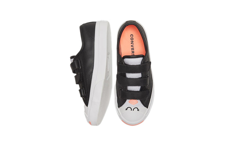 Converse Jack Purcell K Black/White/Orange 369801C