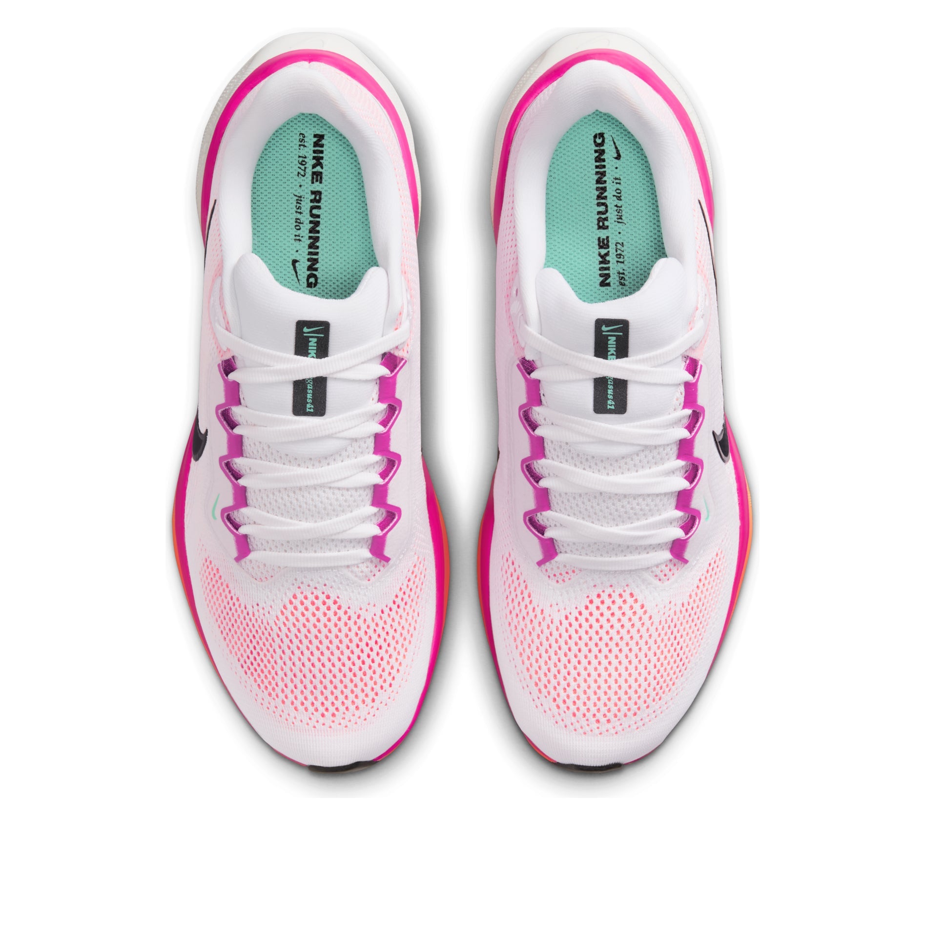 (WMNS) Nike Air Zoom Pegasus 41 'White Fire Pink Orange Pulse' FD2723-120
