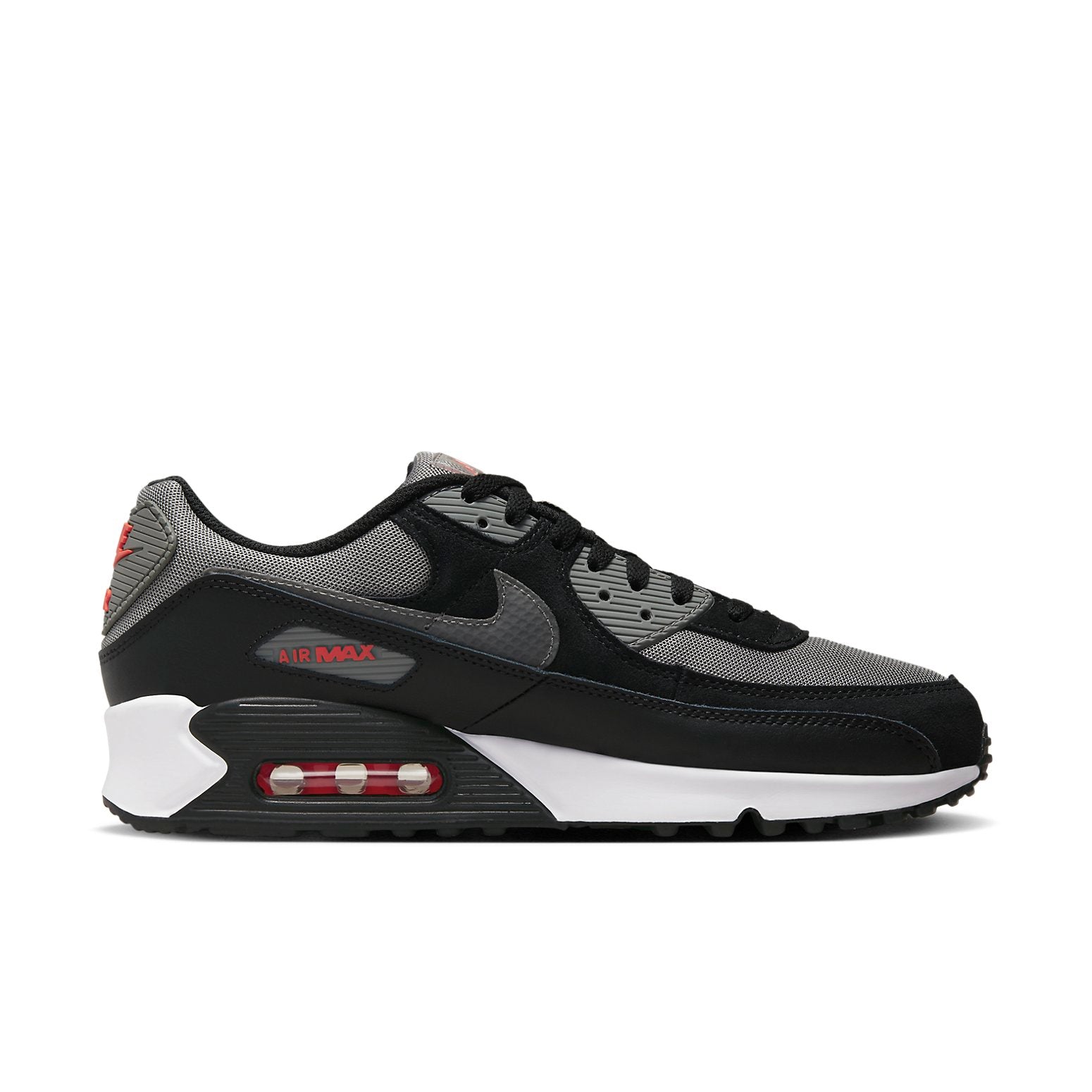 Nike Air Max 90 'Black Pewter Red' FD0664-001