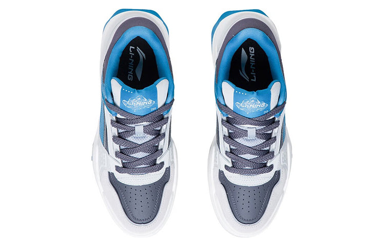 Li-Ning AG Skate Shoes 'White Blue Grey' AGCS245-2