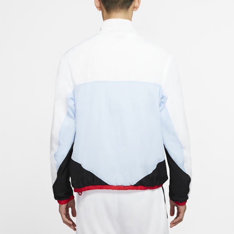 Nike As M Nk Flight Jacket Half Zipper Colorblock White CN8509-436