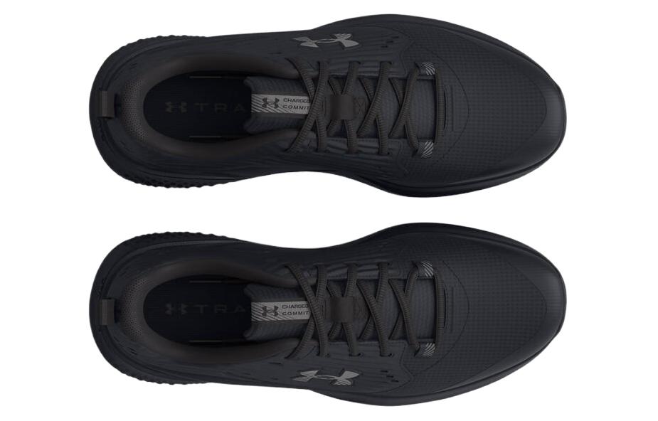 Under Armour Charged Commit 4 'Triple Black' 3026017-005