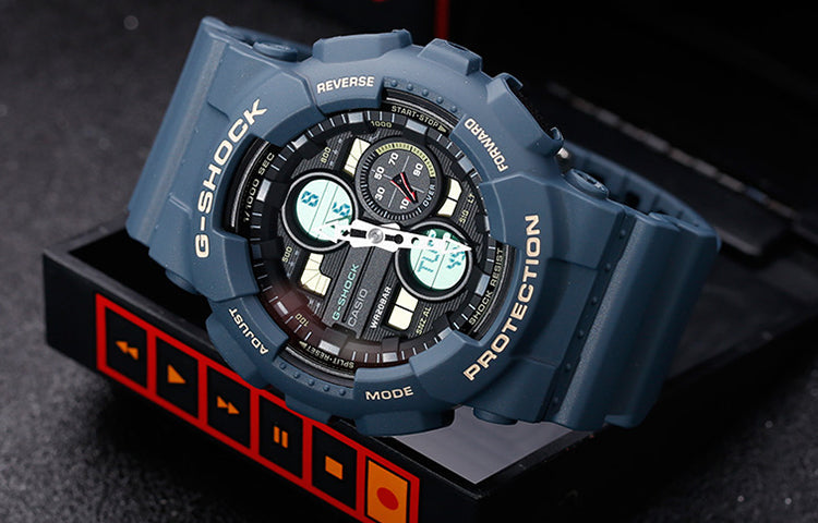 CASIO G-Shock Analog-Digital 'Blue' GA-140-2APRBS