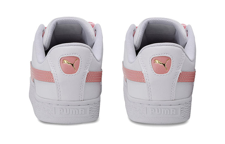 (WMNS) PUMA Basket Heart Reinvent Shoes White/Pink 369935-01