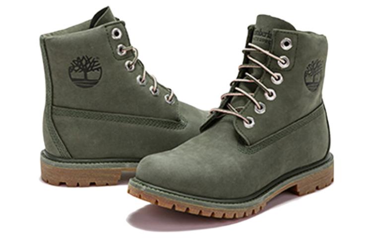 (WMNS) Timberland Nellie 6 Inch Waterproof Boots 'Dark Green Nubuck' A44JU